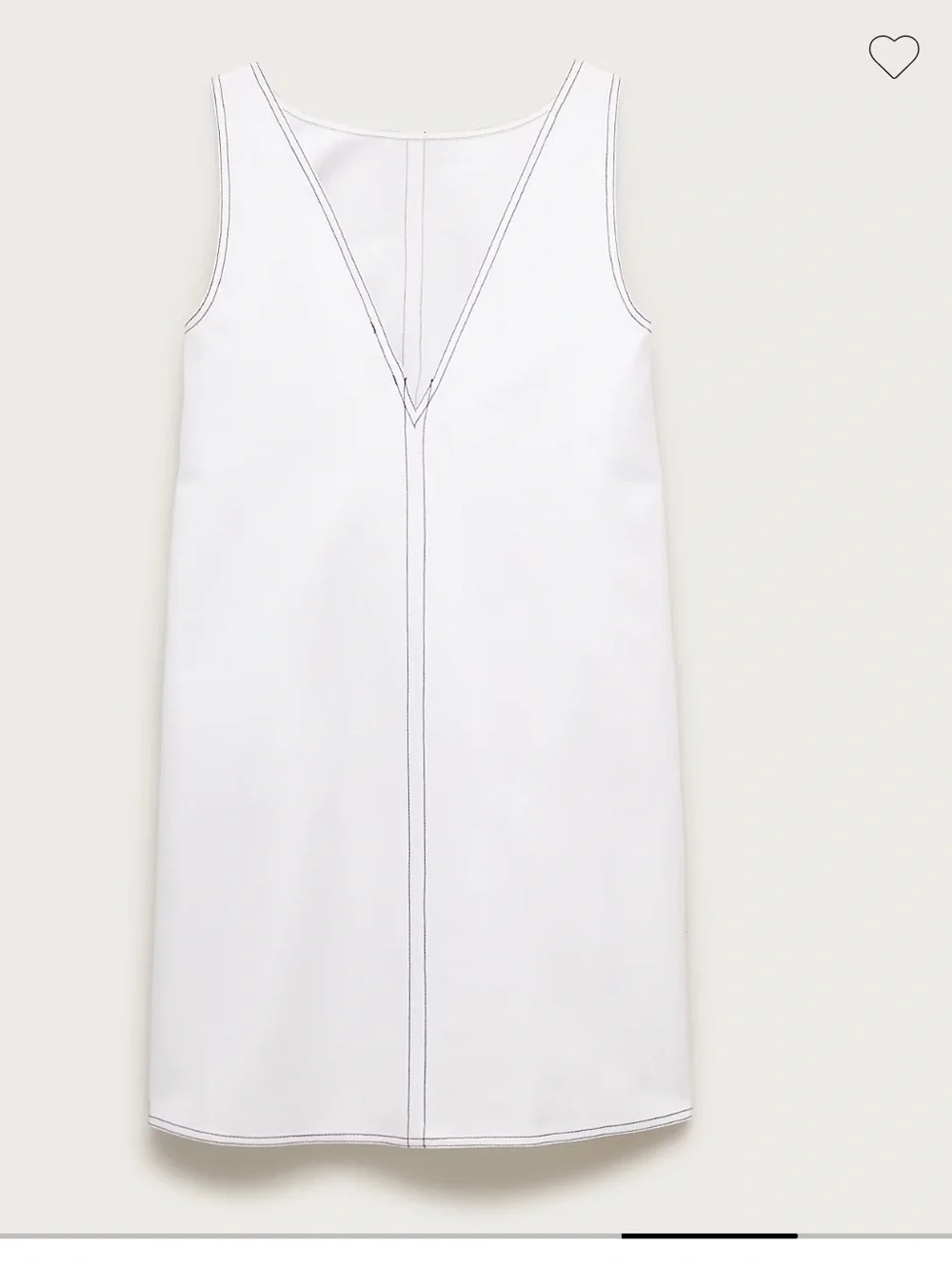 NWT J Crew Contrast-stitch Billie dress in double cotton poplin